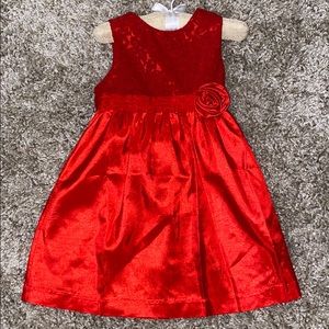Petit Confection bright red dress